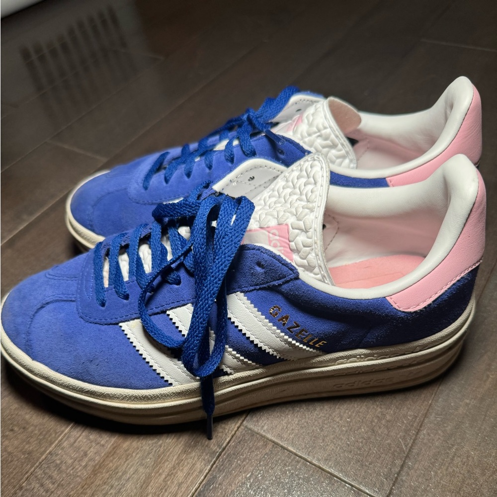 Addias Gazelle Bold “True Pink” Platform Sneaker